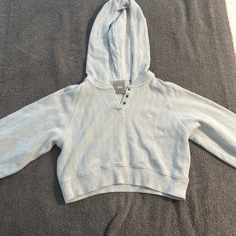 Kith Light Gray Ribbed Sweatpants - Picture 4 of 6